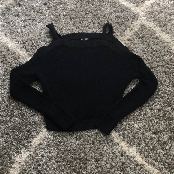 Express Tops - Sale!!*** Express black, off the shoulder, sweater